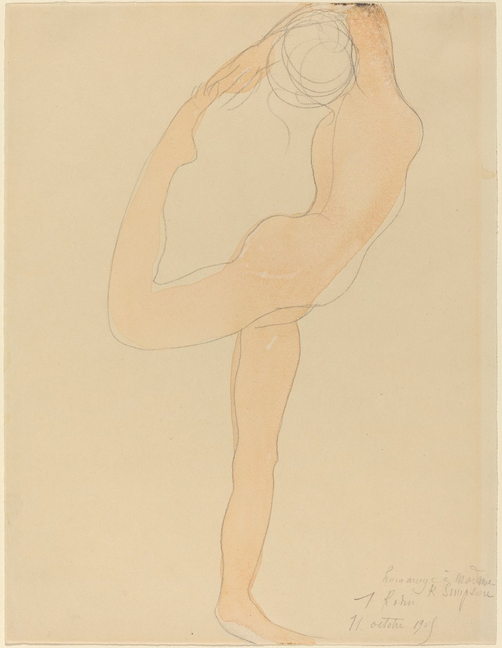 Figura danzante da Auguste Rodin
