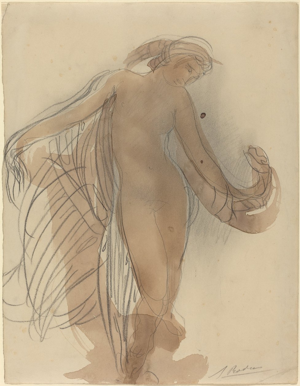 Figura rivolta in avanti da Auguste Rodin