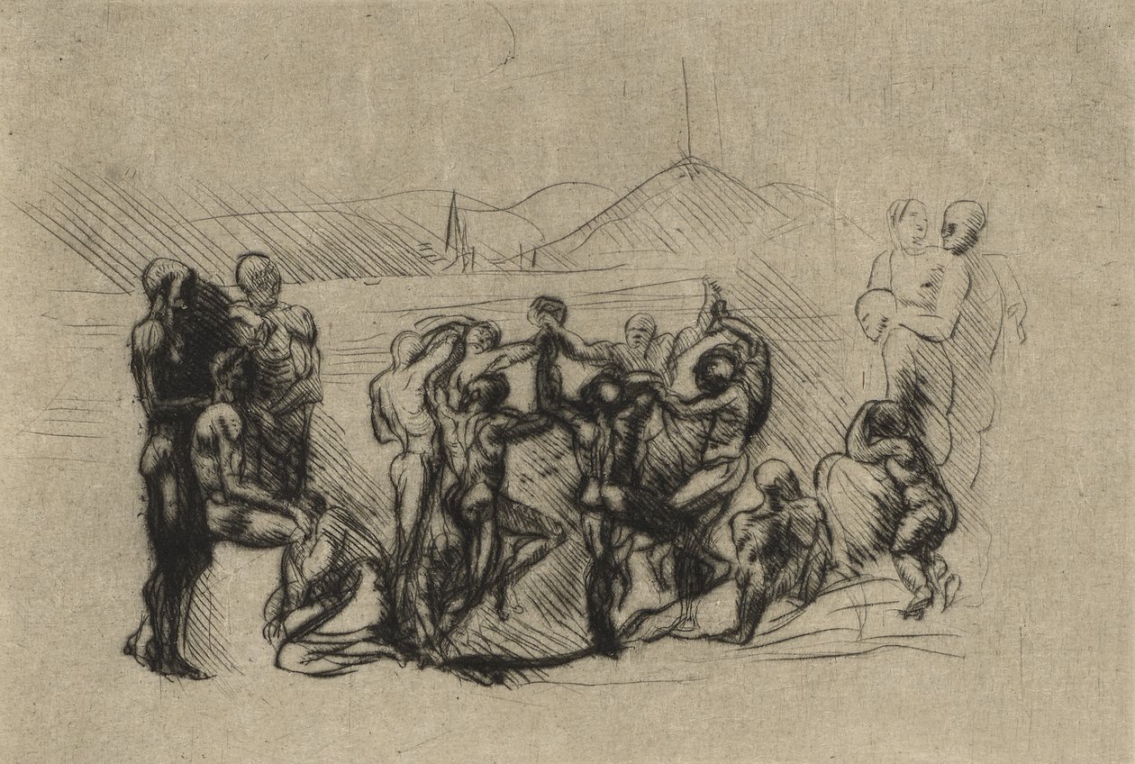 La Ronde, c.1883 da Auguste Rodin
