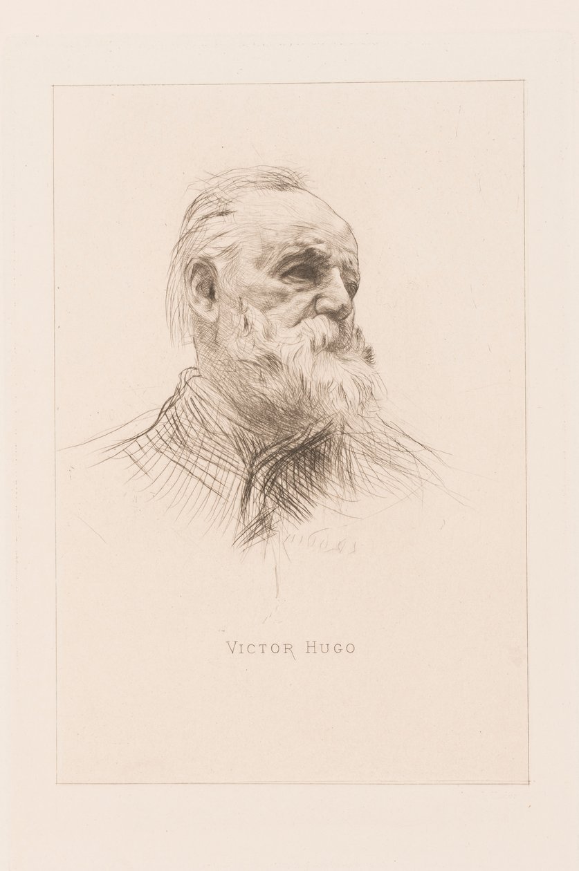 Ritratto di Victor Hugo da Auguste Rodin