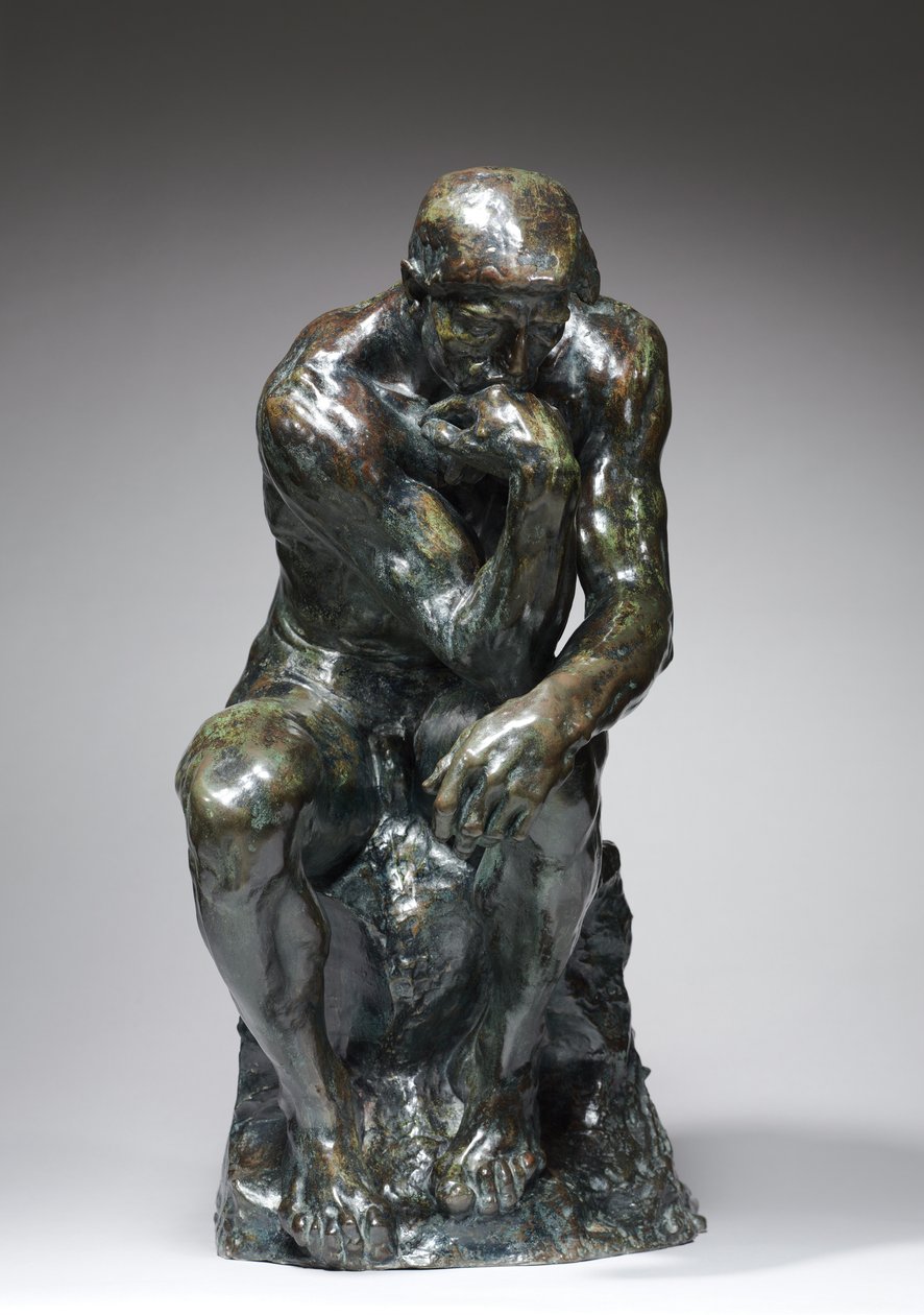 Il pensatore, c.1880 da Auguste Rodin