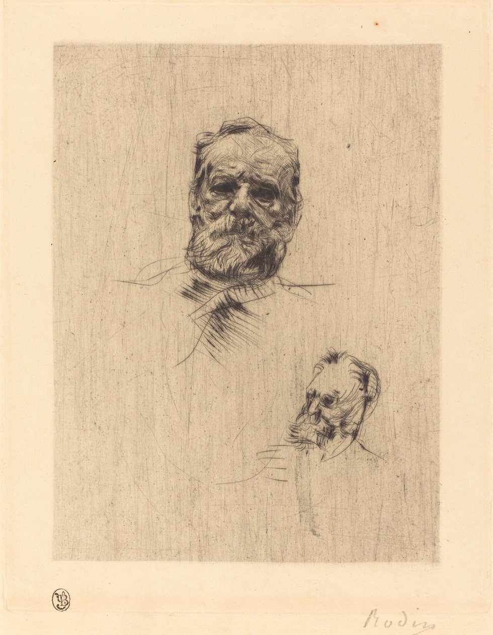 Victor Hugo, De Face da Auguste Rodin