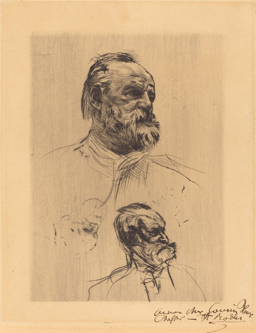 Victor Hugo, di Tre Quarti da Auguste Rodin