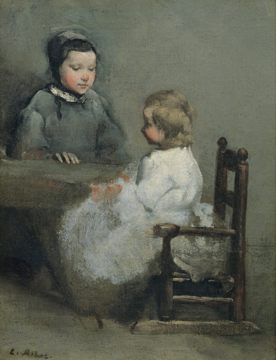 Le due sorelle da Auguste Theodule Ribot