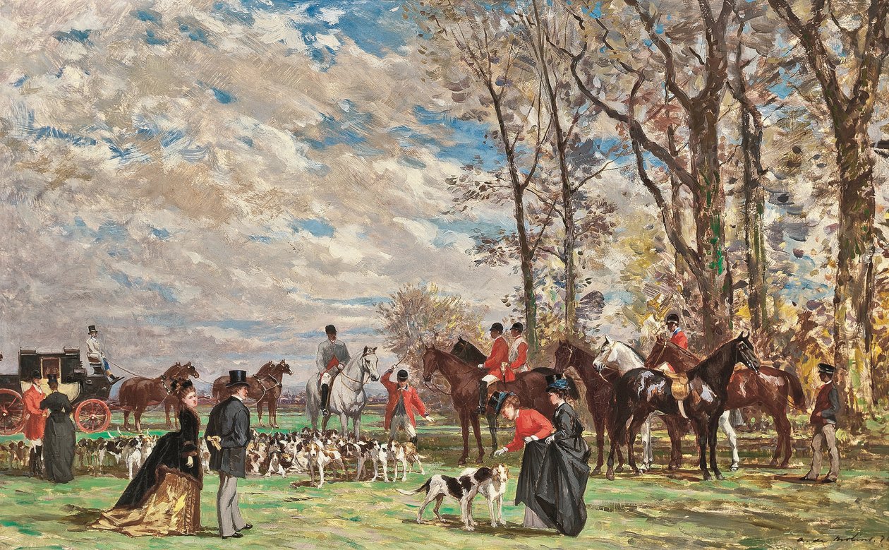 Caccia alla corsa da Auguste de Molins