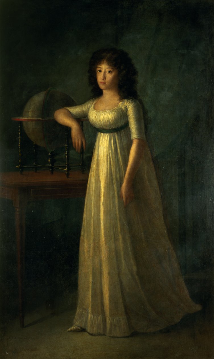 Donna Joaquina Tellez-Giron, figlia del Duca e della Duchessa di Osuna, 1798 da Augustin Esteve