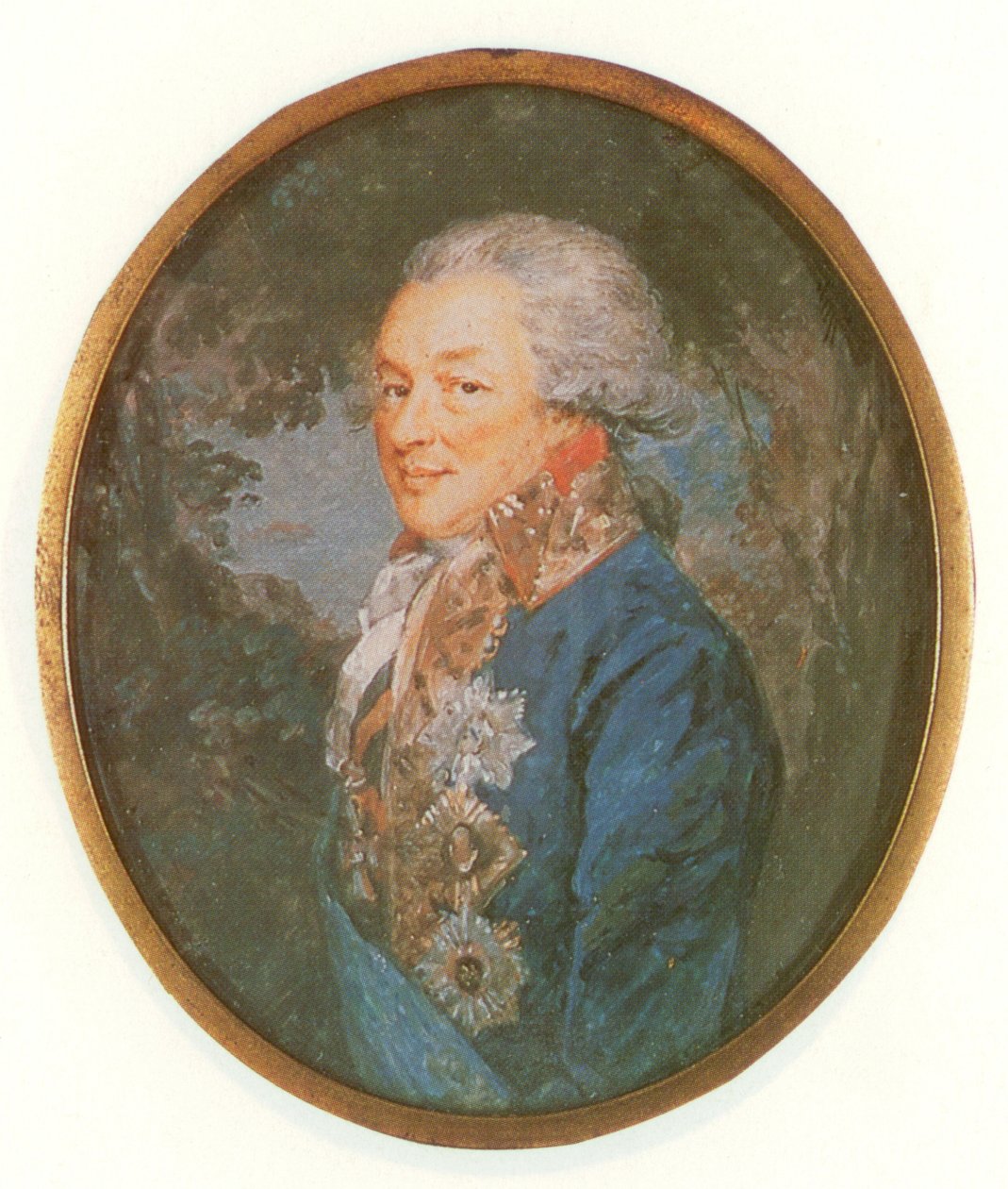 Ritratto di Ivan Petrovich Saltykov (1730-1805) da Augustin Ritt