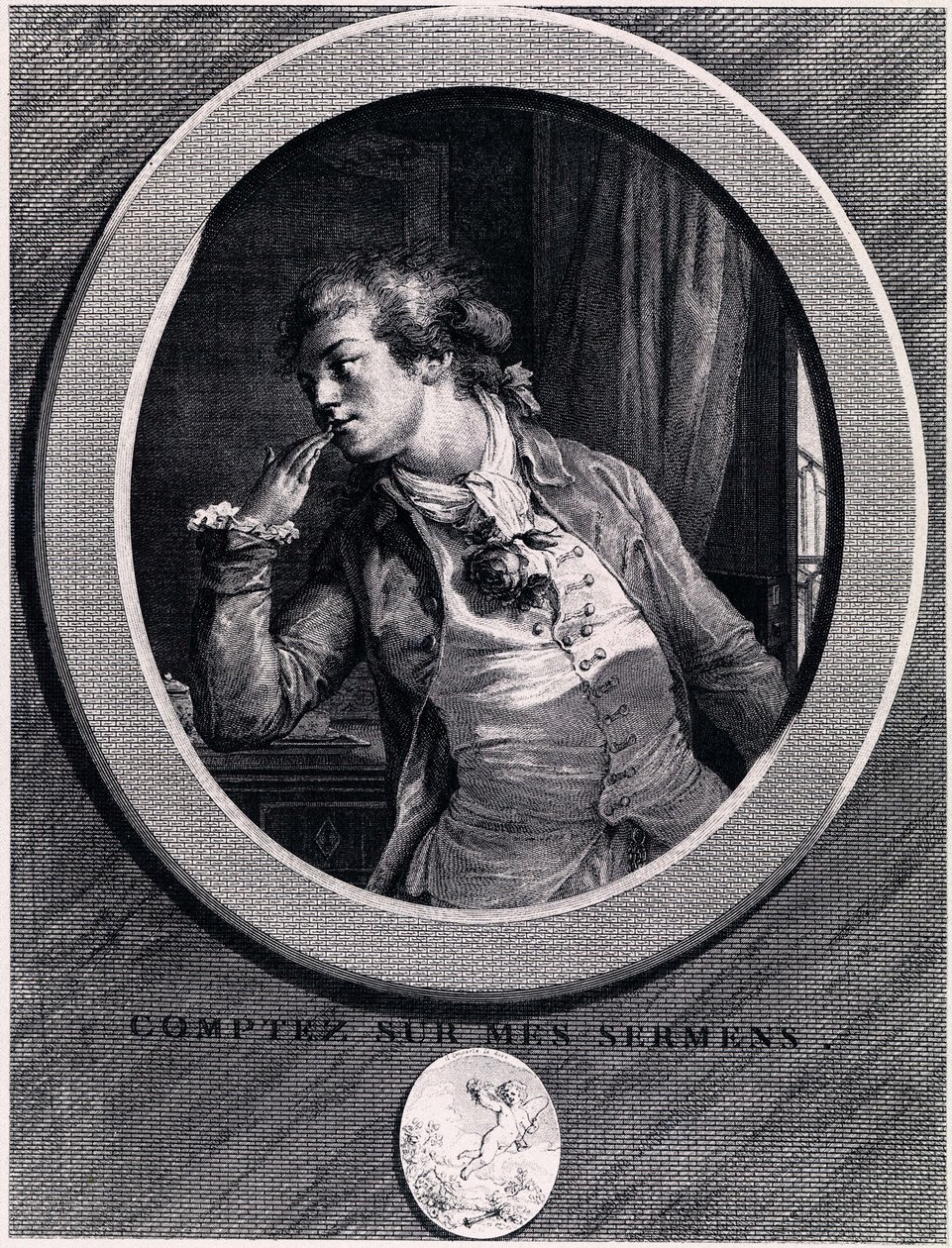 Contate sui miei giuramenti!, 1789 da Augustin de Saint Aubin