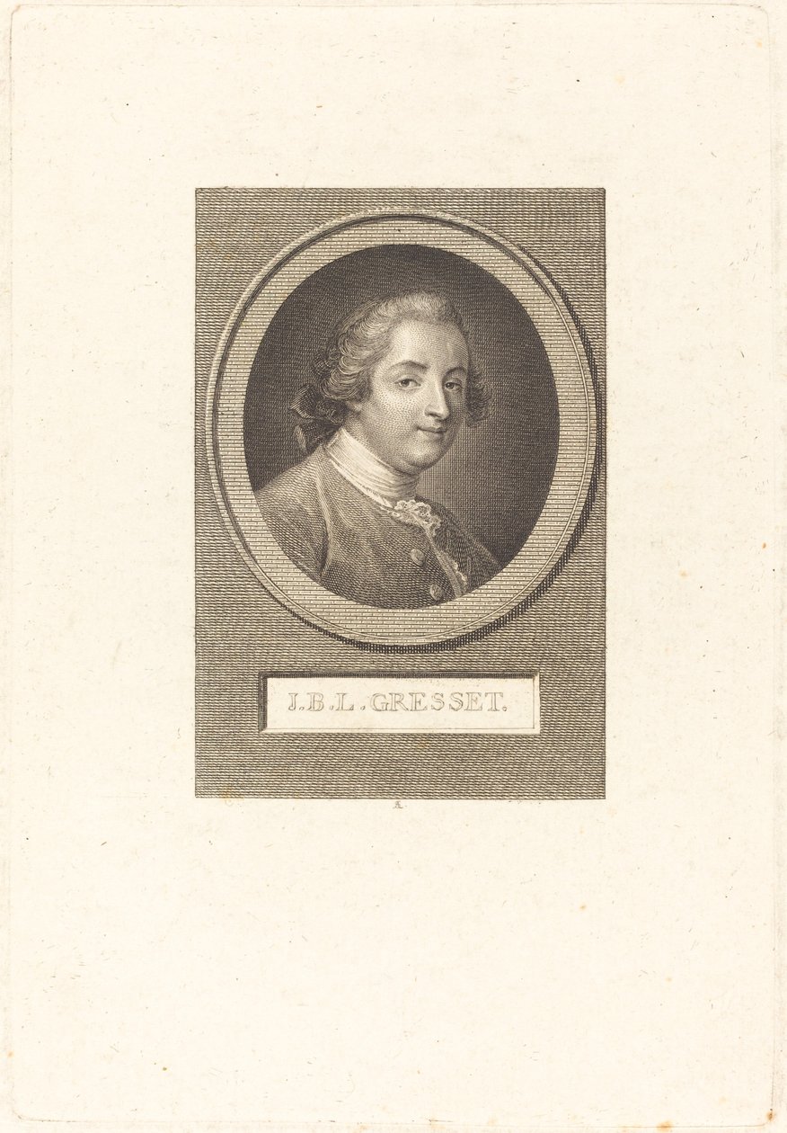 Jean-Baptiste-Louis Gresset da Augustin de Saint Aubin