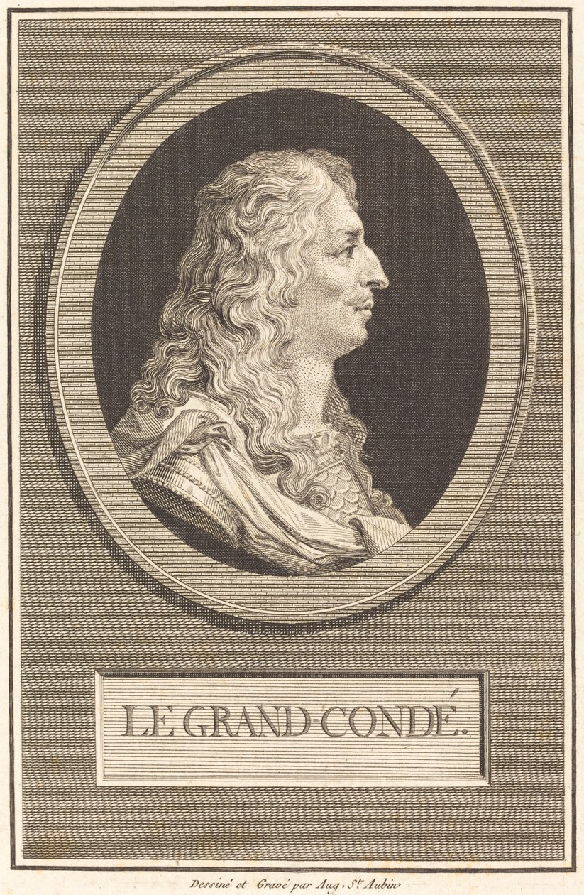 Il Gran Condé da Augustin de Saint Aubin