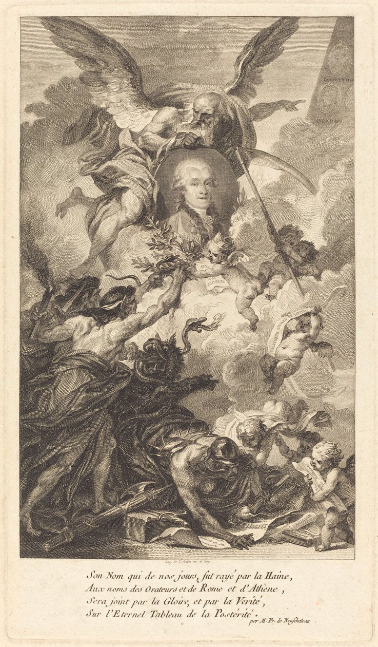 Simon-Nicolas-Henri Linguet da Augustin de Saint Aubin