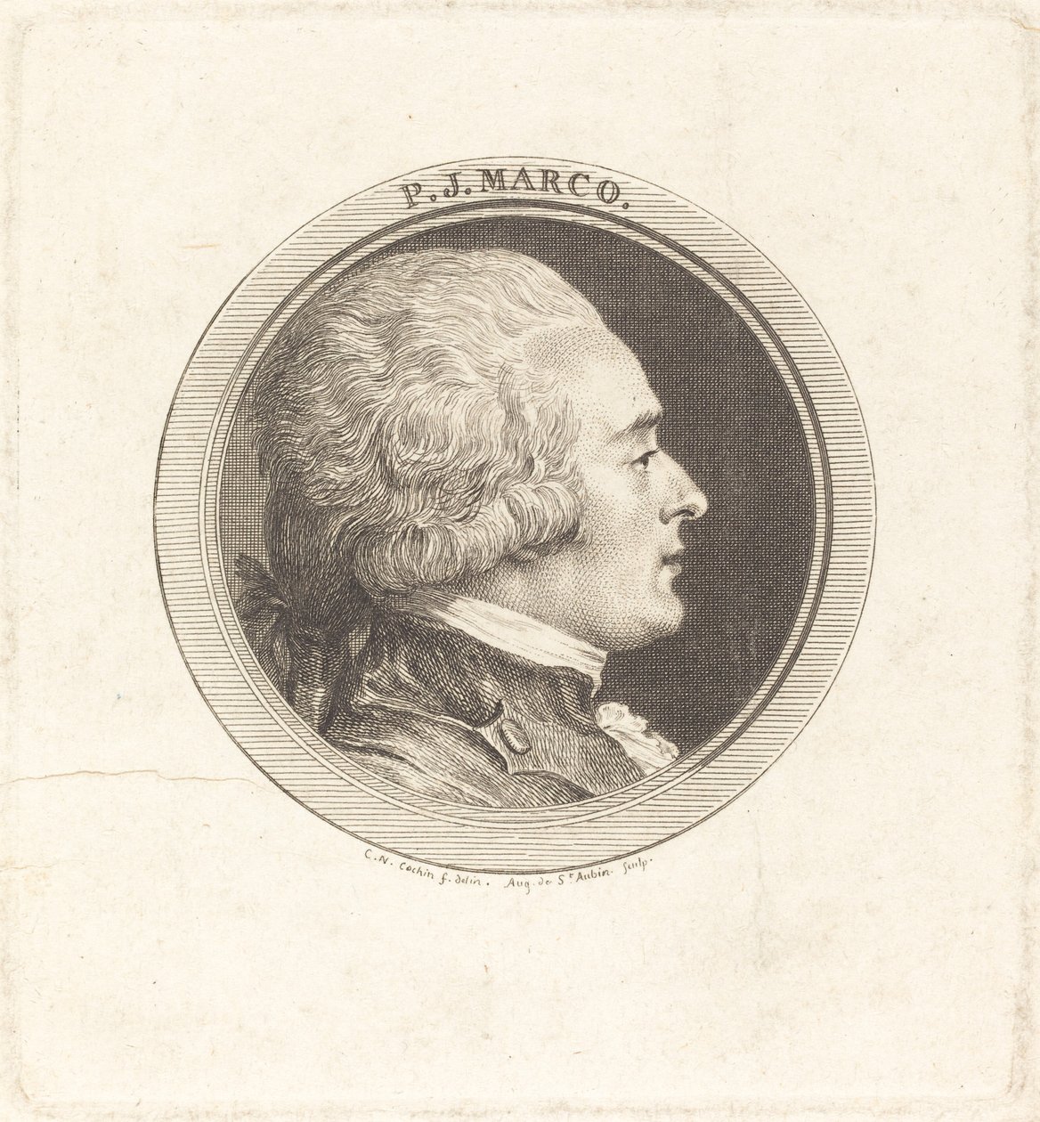 P.J. Marco da Augustin de Saint Aubin after Charles Nicolas Cochin II