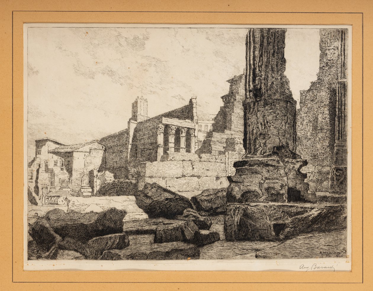 Rovine romane da Augusto Baracchi
