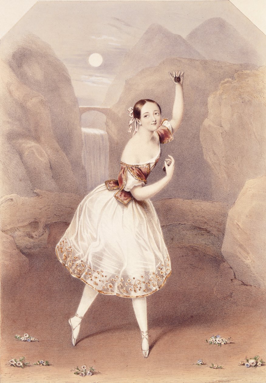 Marie Taglioni (1804-84) come Lauretta in 