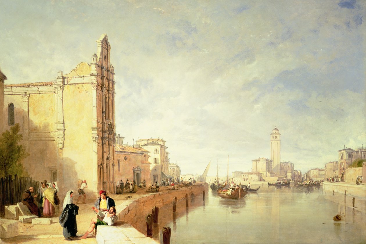 Una veduta di Murano da Augustus Wall Callcott