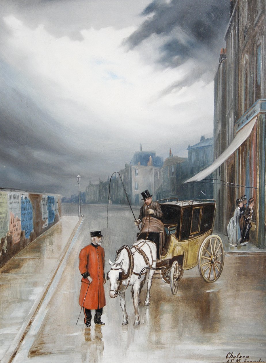 Dopo la pioggia - Chelsea da Augustus Edwin Mulready