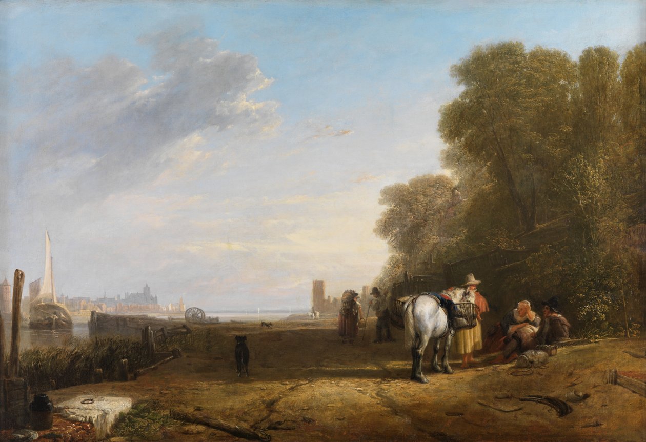 Una scena in Olanda da Augustus Wall Callcott