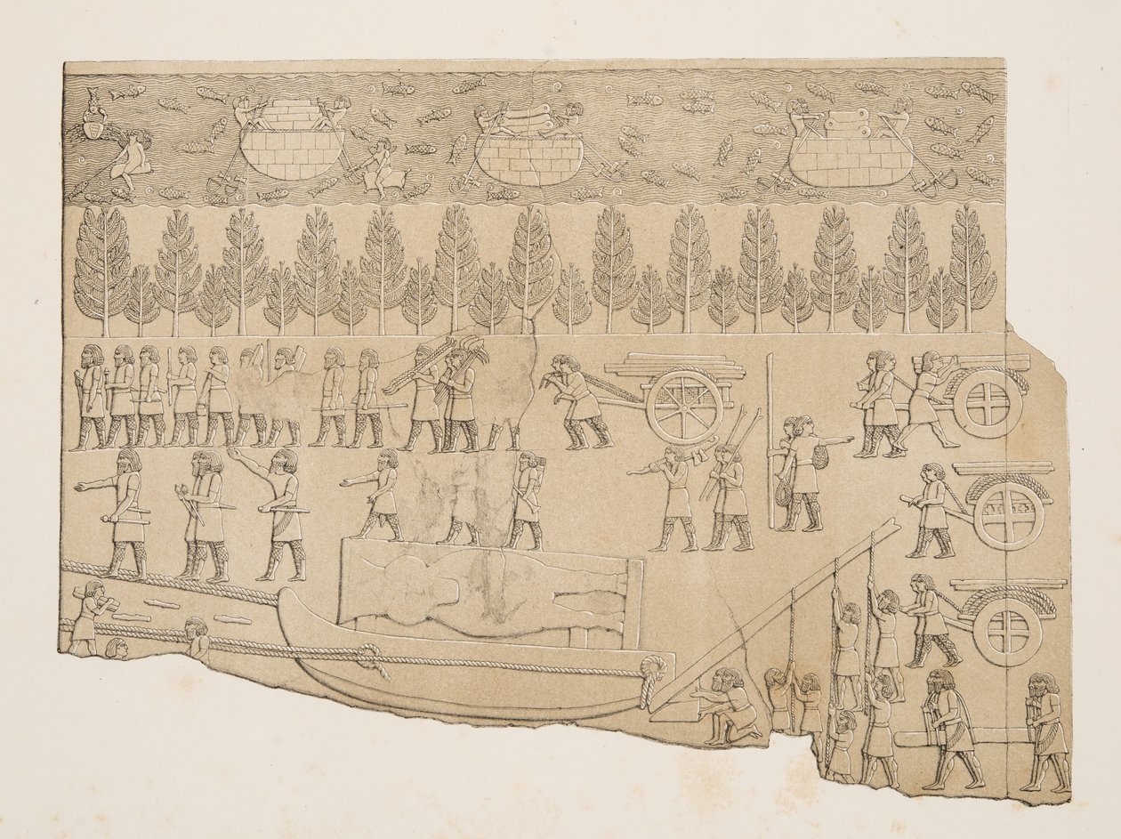 Disegno di Toro da Austen Henry Layard