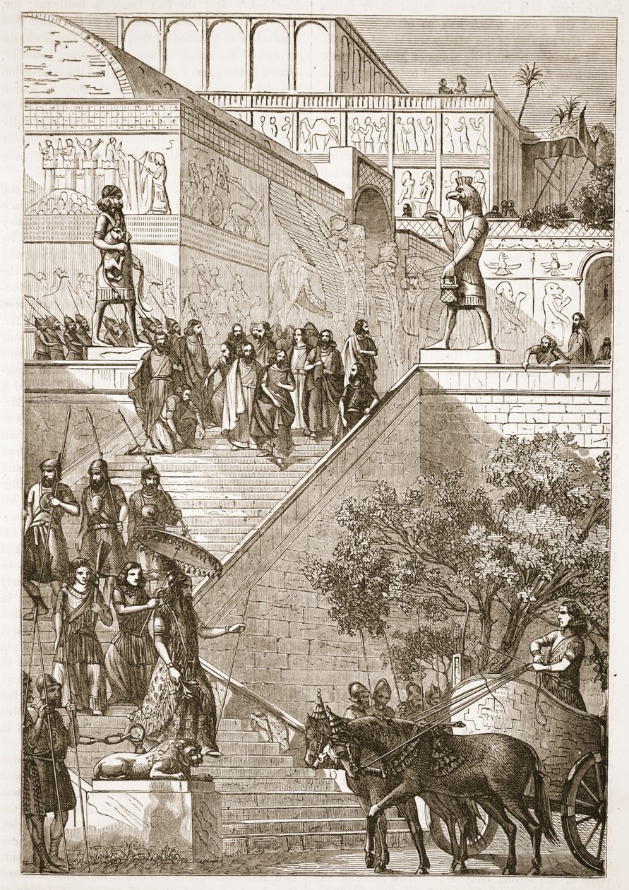 Il Palazzo di Kouyunjik, restaurato da Austen Henry Layard