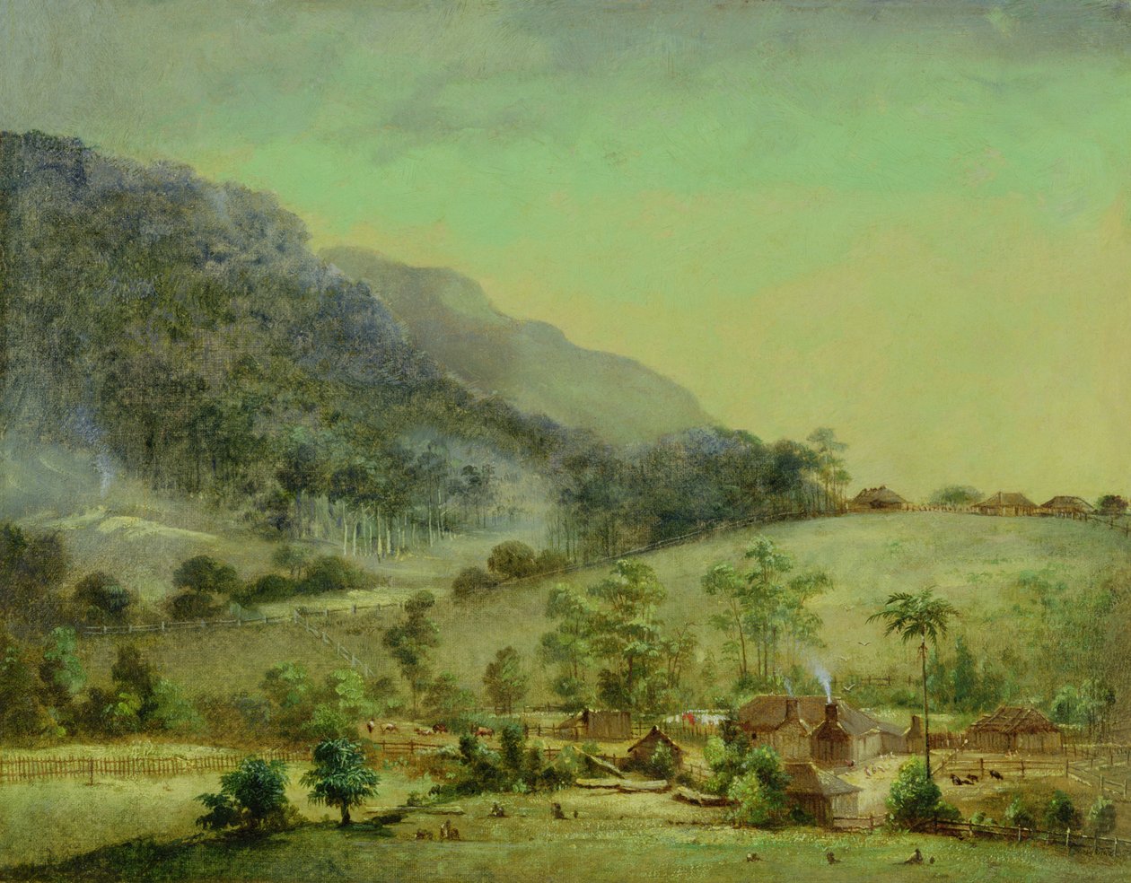 Fattorie, c.1850 da Australasian School