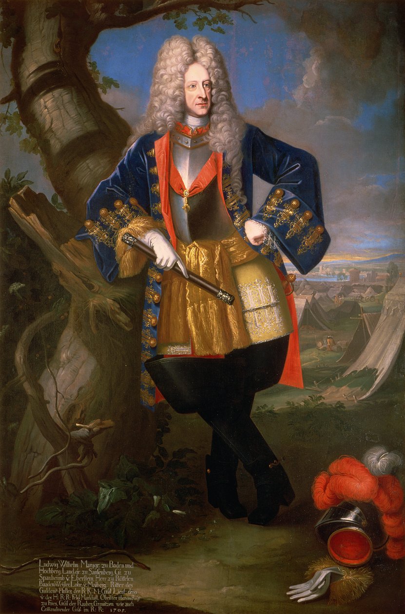 Ludwig Wilhelm, conte di Baden, 1705 da Austrian School
