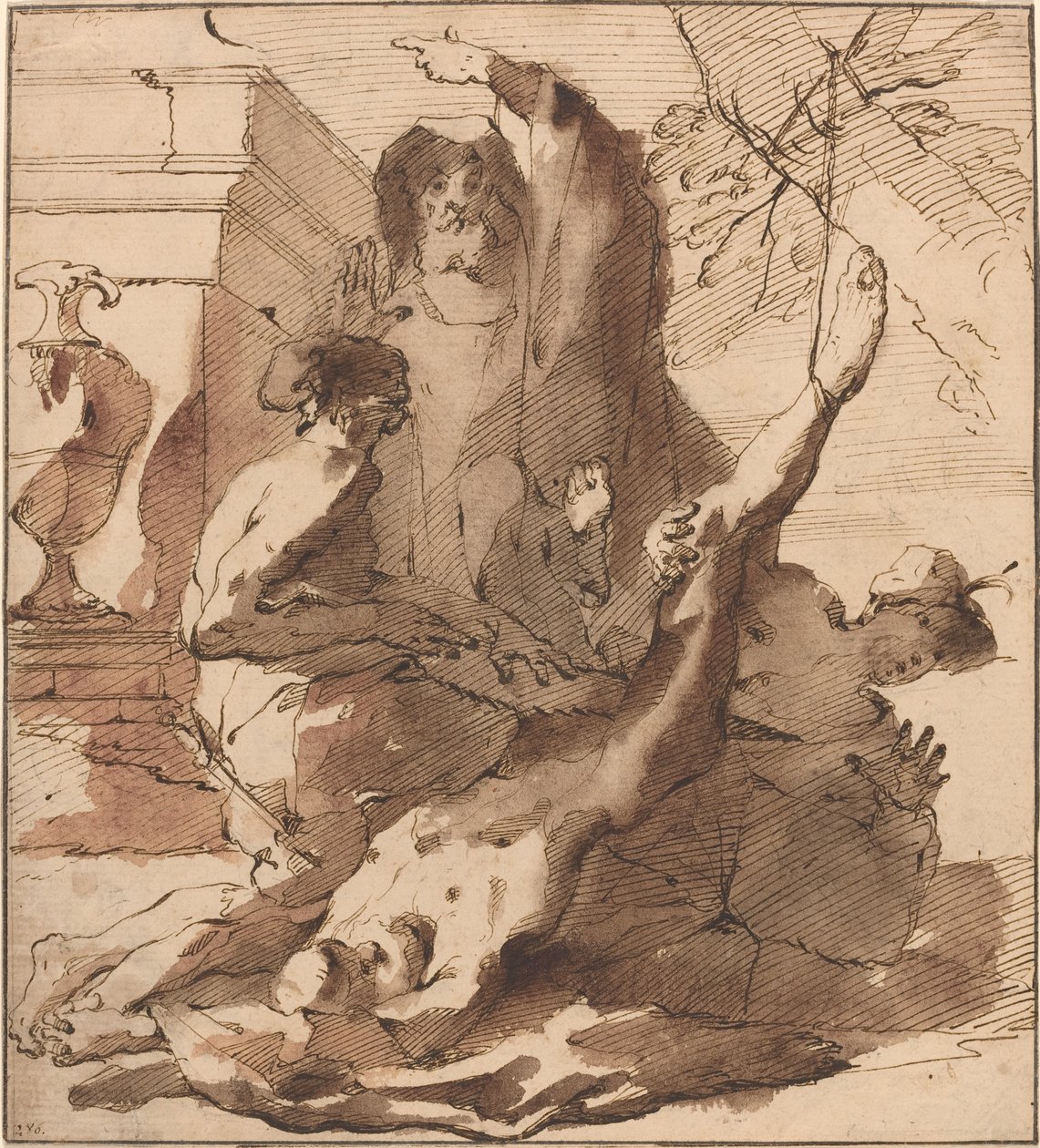 Il Martirio di San Simone da Austrian 18th Century