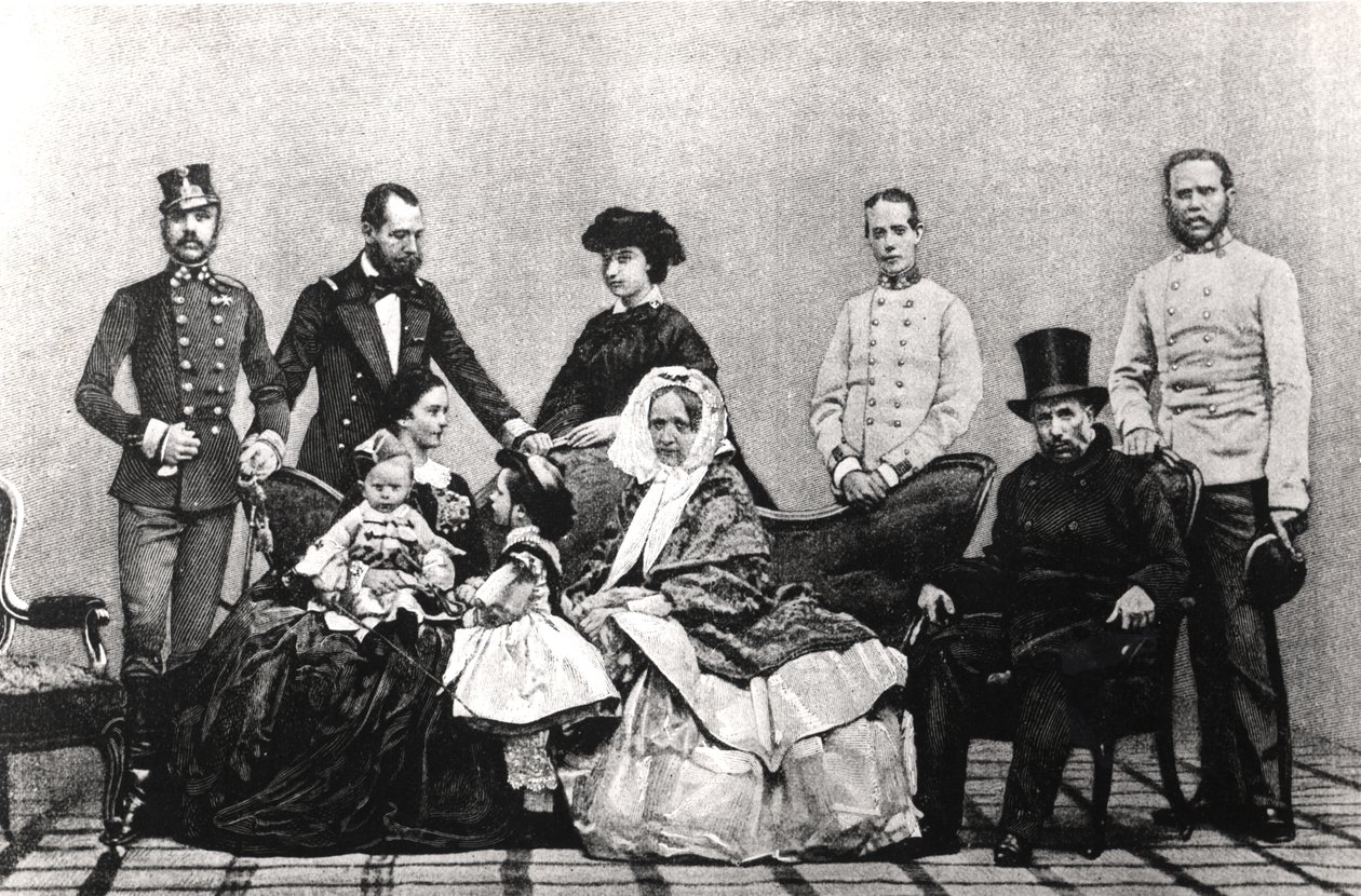 La famiglia imperiale austriaca, 1860 da Austrian School