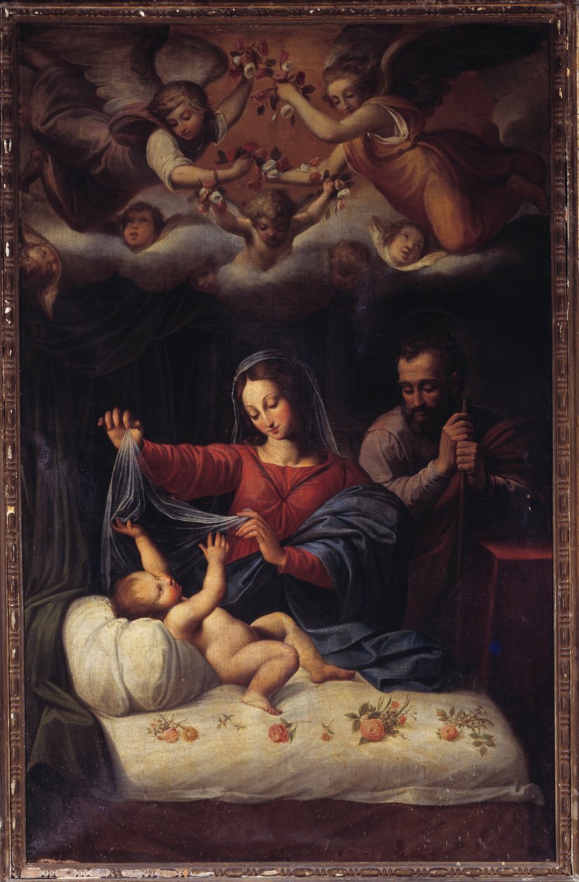 Vergine con rose da Avanzino Nucci