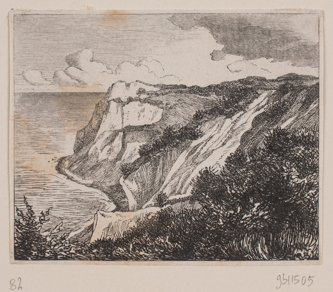 Scogliera di Møn da Axel Theodor Kittendorff
