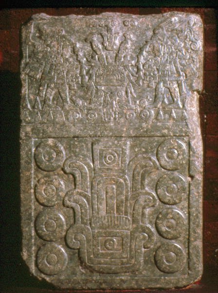 Placca di conteggio di Tenochtitlan, Tempio Maggiore da Aztec