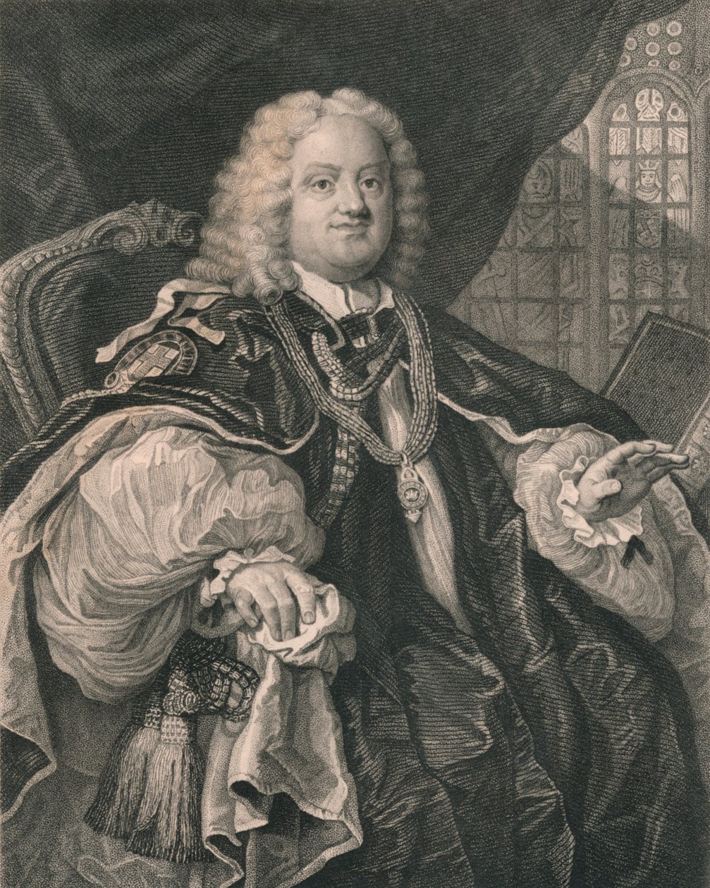Benjamin Hoadly, ecclesiastico inglese da B Holl