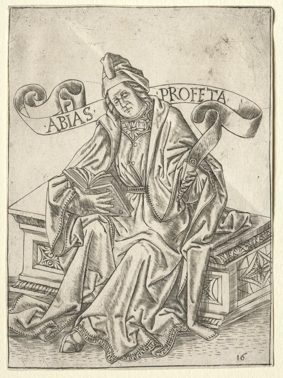 I Profeti: Abdia, c. 1470-1475 da Baccio Baldini