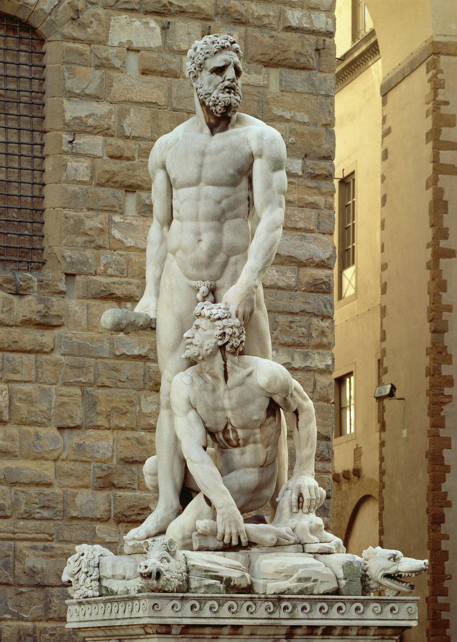 Statua di Ercole e Caco, 1534 da Baccio Bandinelli