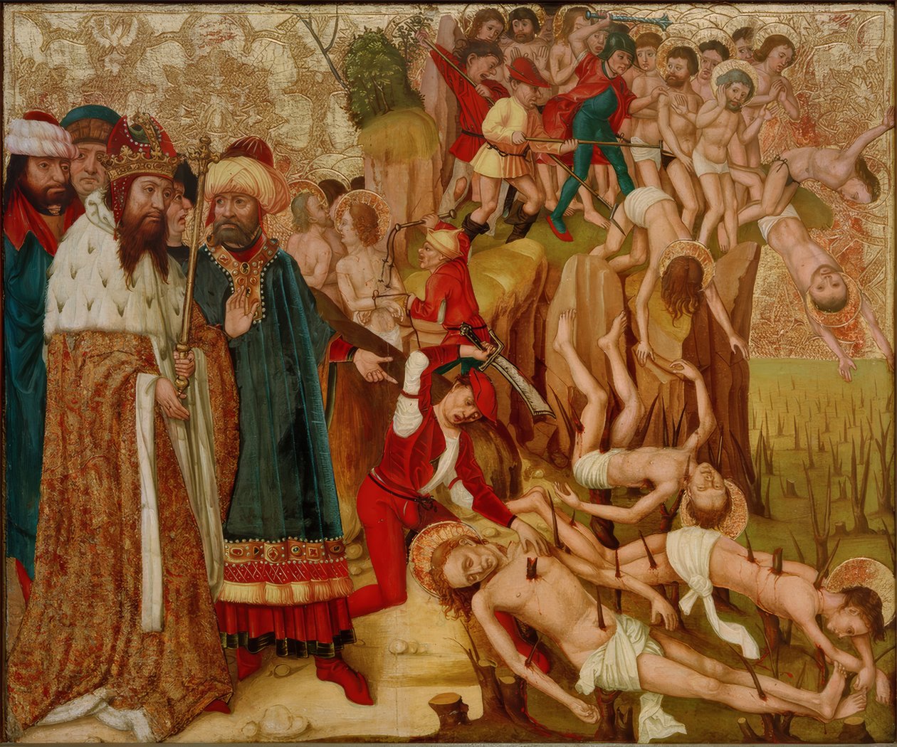Martirio dei diecimila cristiani da Badener Nelkenmeister