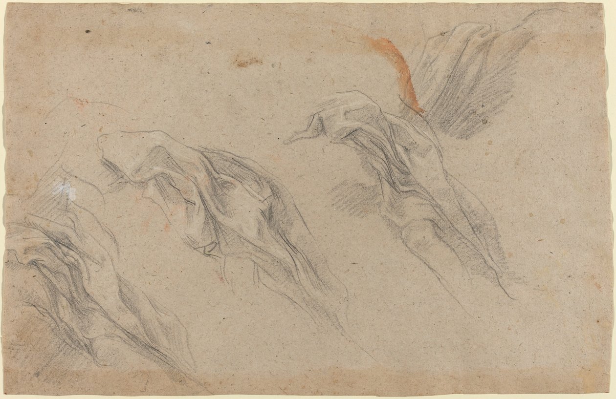 Studi di Drappeggio [recto] da Baldassare Franceschini