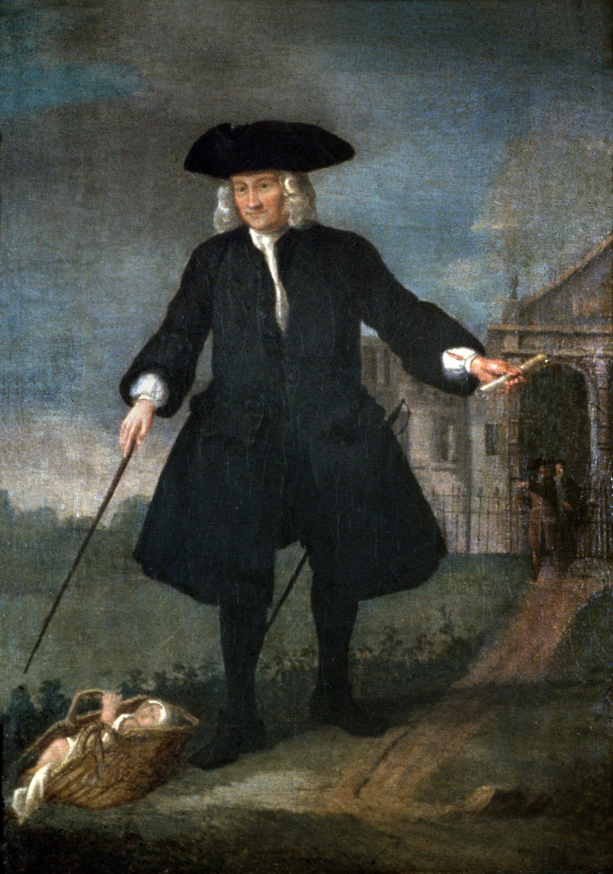 Ritratto del Capitano Thomas Coram (c.1668-1751) da Balthasar Nebot