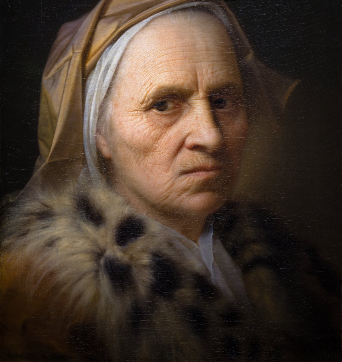 Donna anziana (particolare) da Balthasar Denner