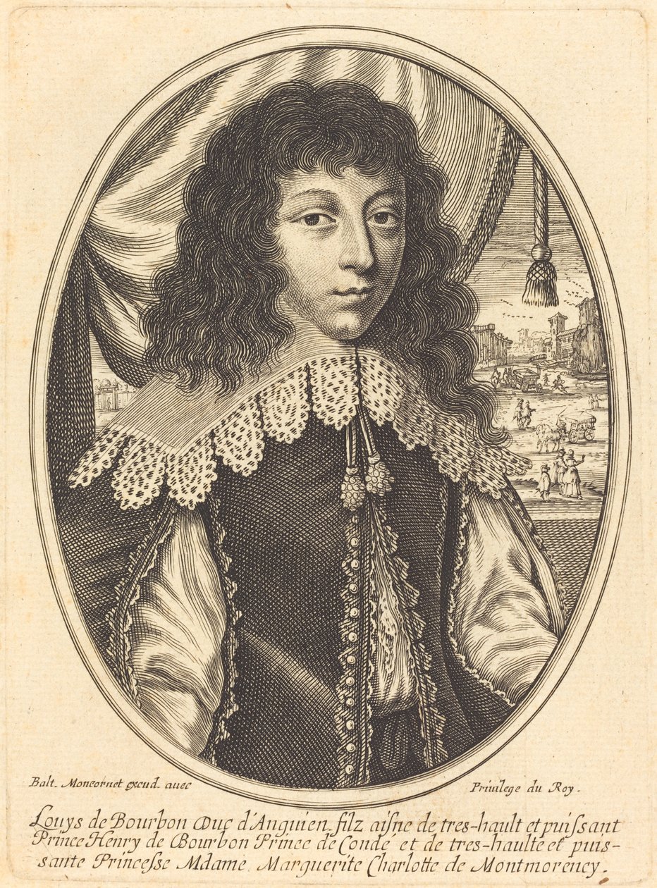 Luigi II di Borbone-Condé da Balthasar Moncornet