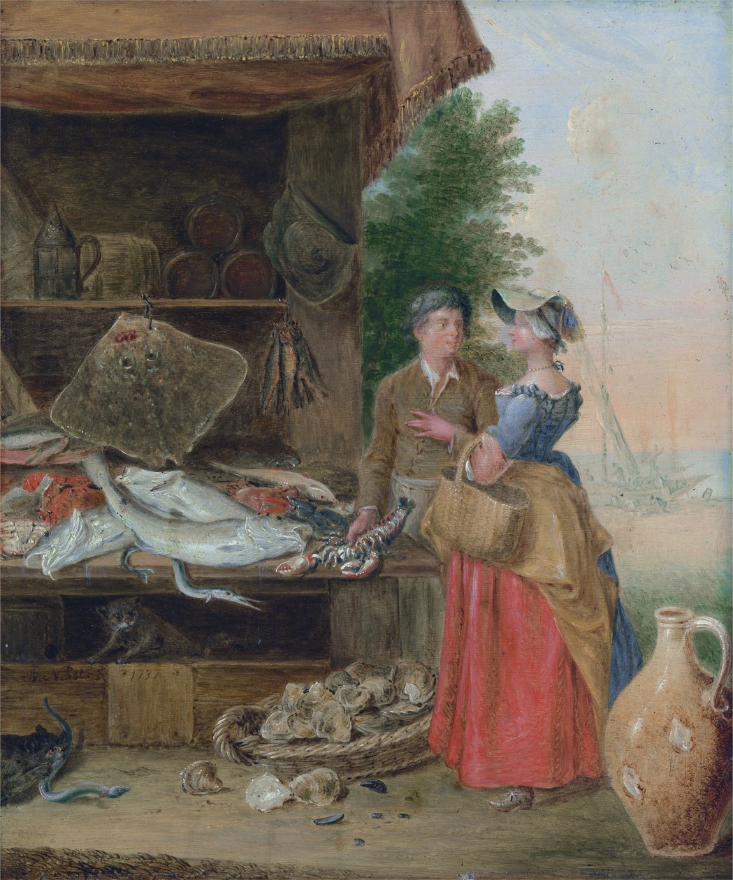 Bancarella del pesce da Balthazar Nebot