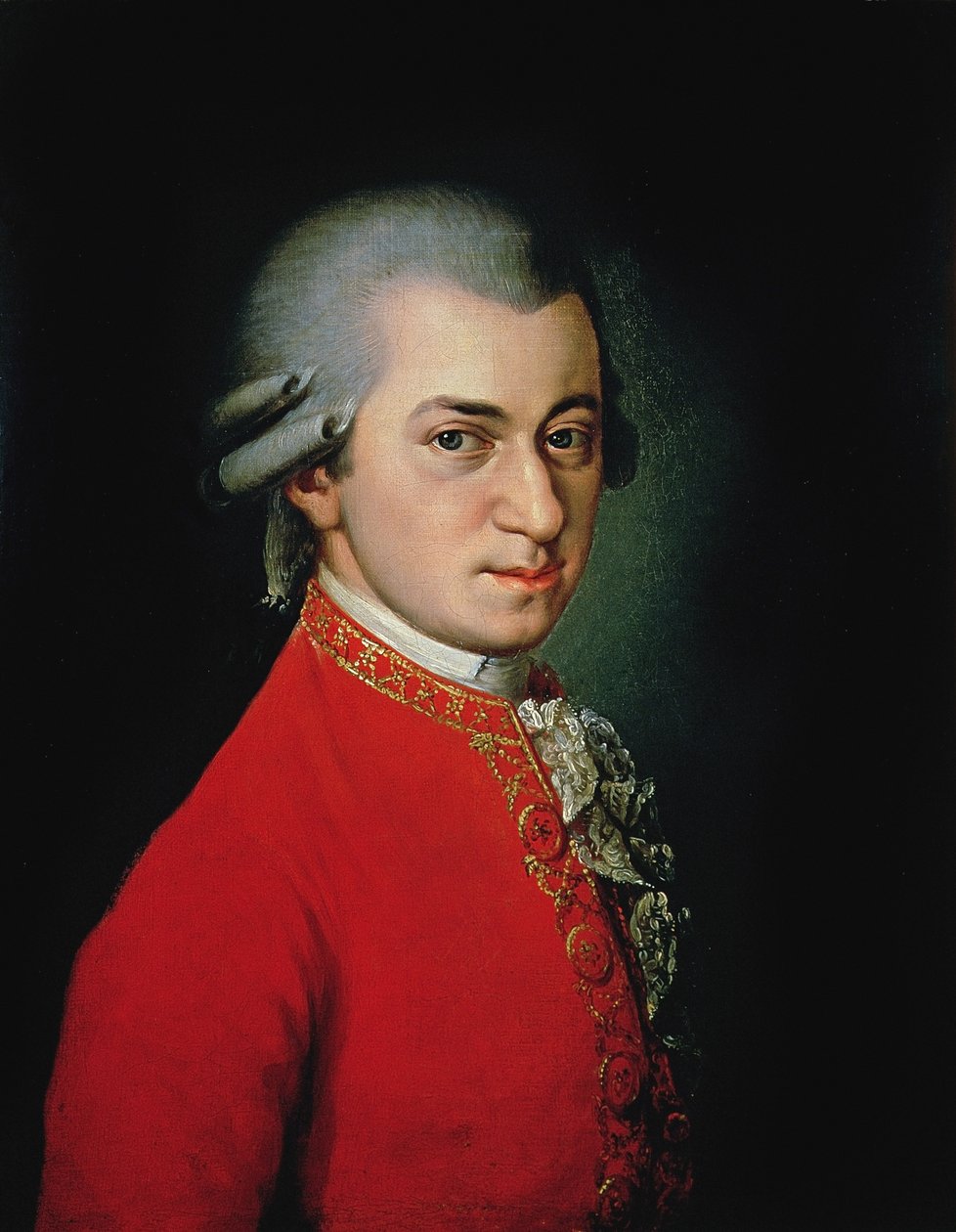 Wolfgang Amadeus Mozart, 1818 da Barbara Krafft
