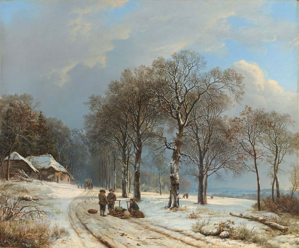 Paesaggio Invernale da Barend Cornelis Koekkoek