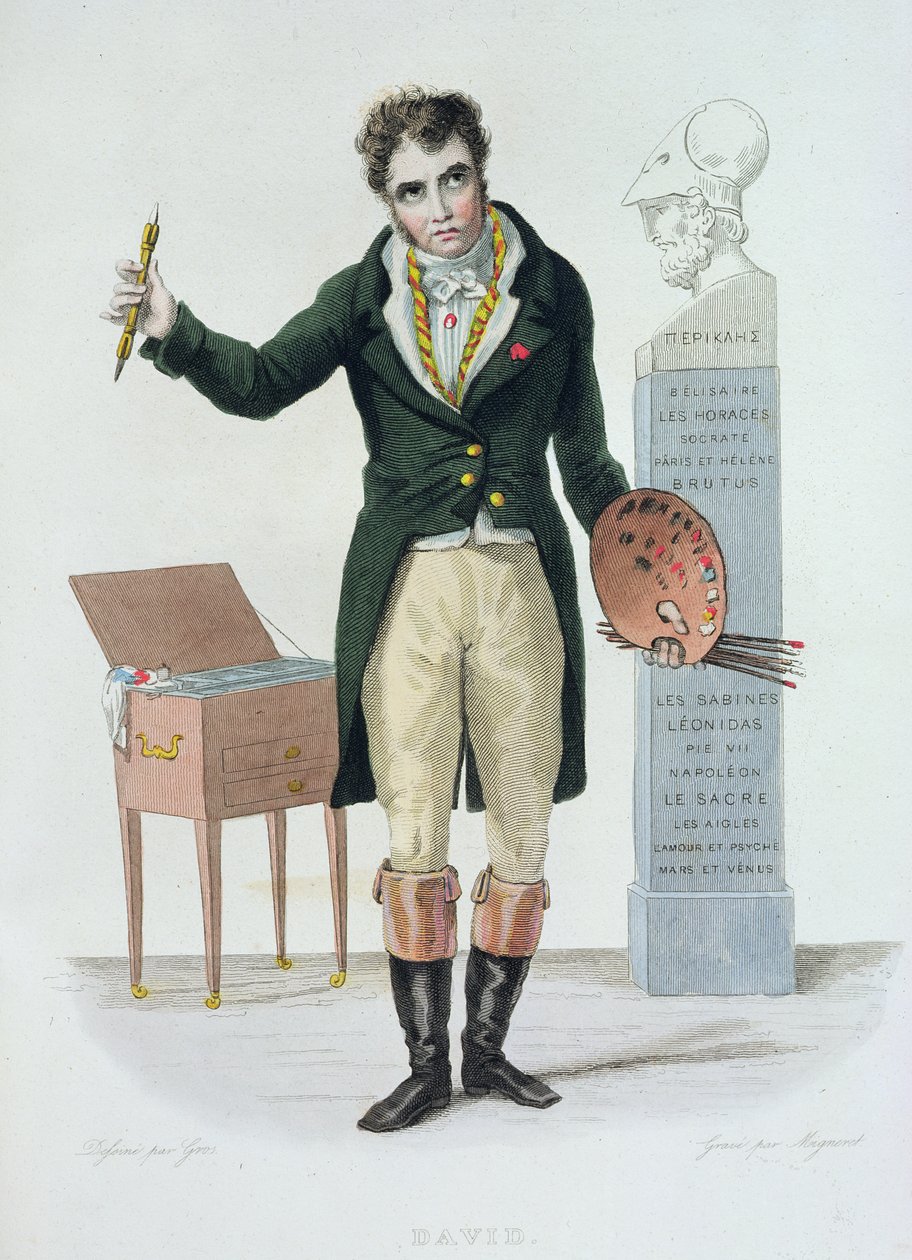 Jacques Louis David (1771-1835), illustrazione per 