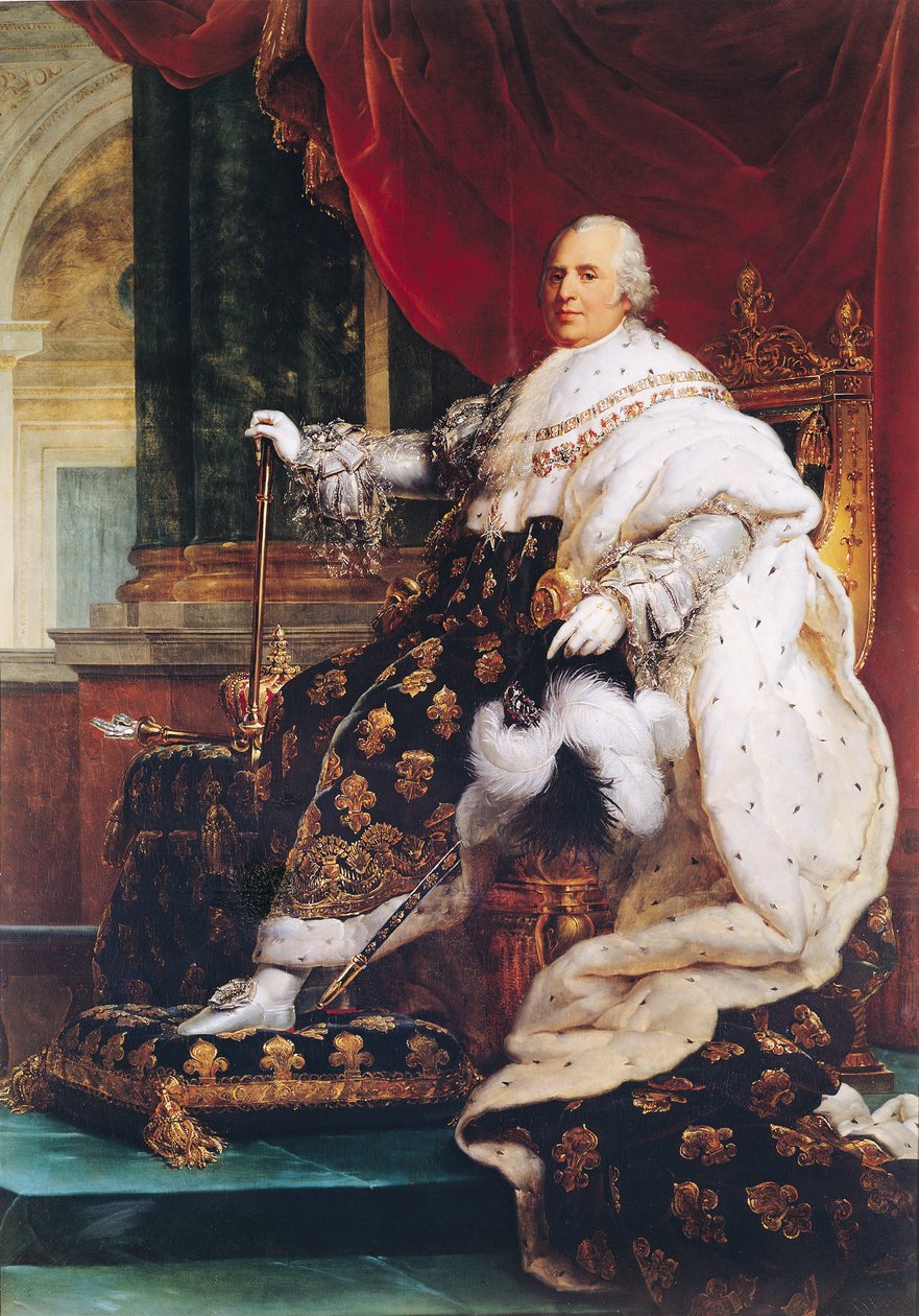 Luigi XVIII (1755-1824) da Baron François Pascal Simon Gérard
