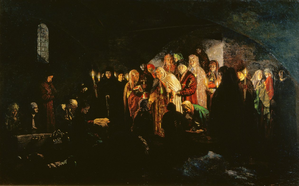 Imperatrice che dà elemosina, 1880 da Mikhail Konstantinovich Klodt