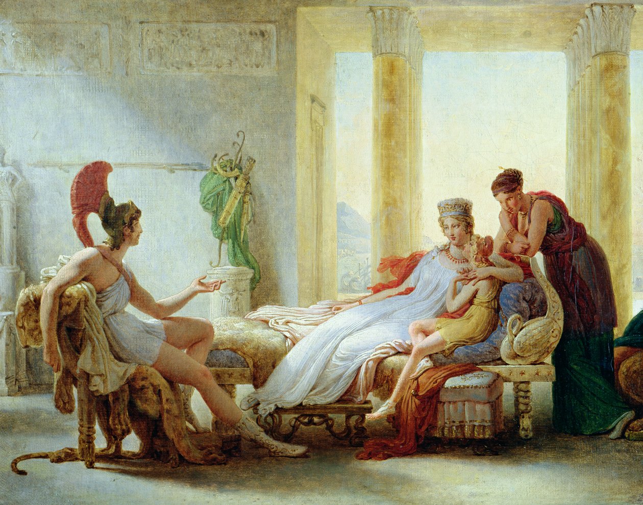 Enea racconta a Didone il Disastro di Troia, 1815 da Baron Pierre Narcisse Guerin