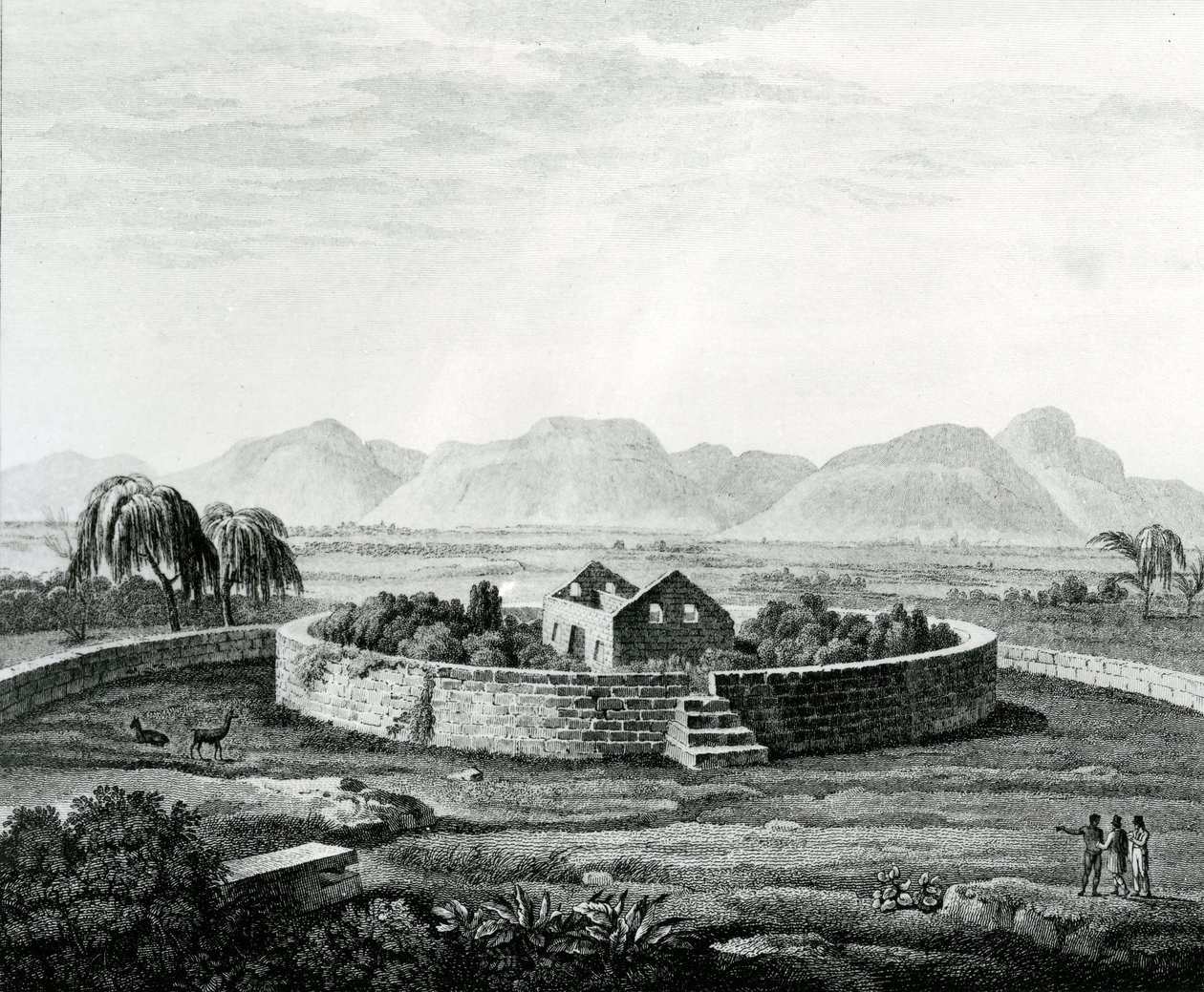 Monumento peruviano di Canar da Baron Friedrich Alexander von Humboldt