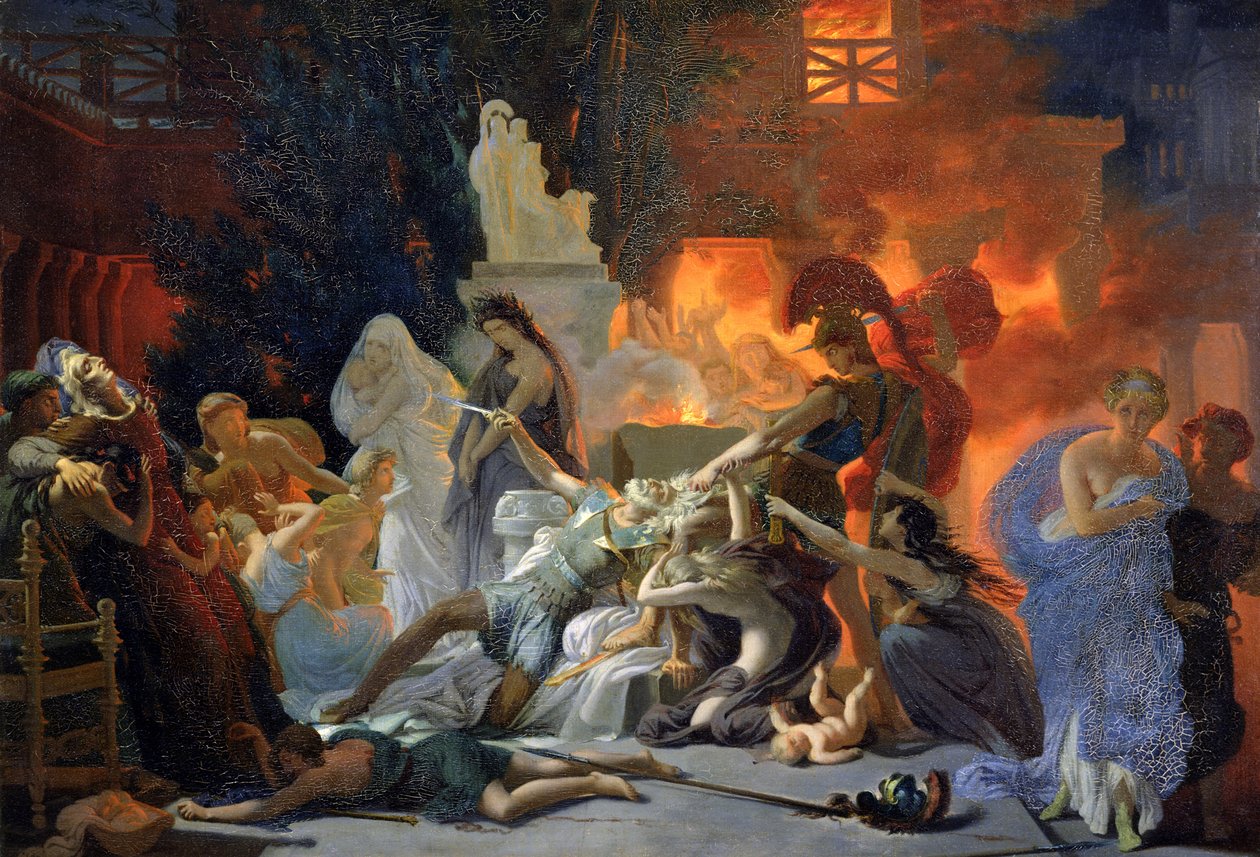 La morte di Priamo, c.1817 da Baron Pierre Narcisse Guerin
