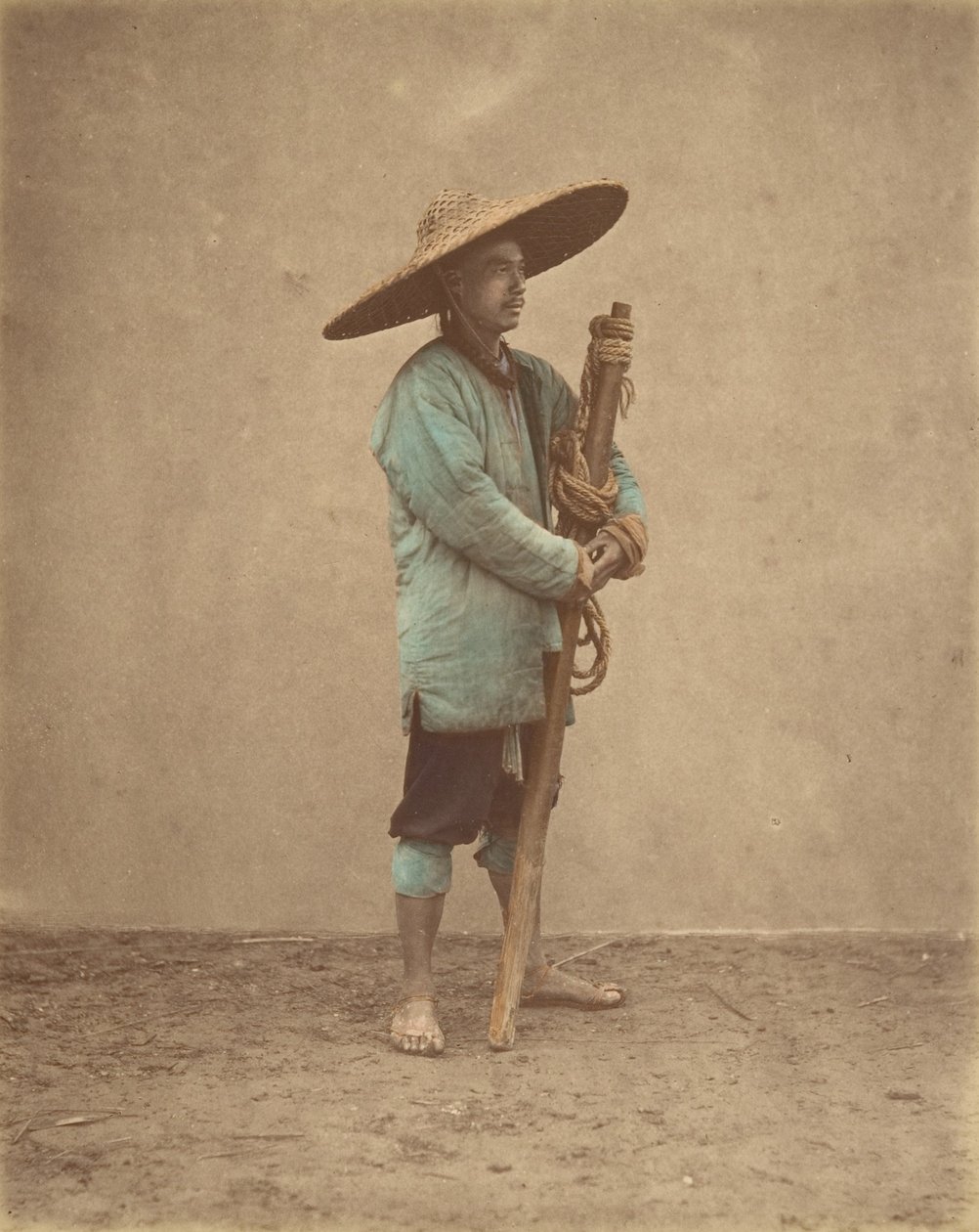 [Uomo cinese con cappello] da Baron Raimund von Stillfried