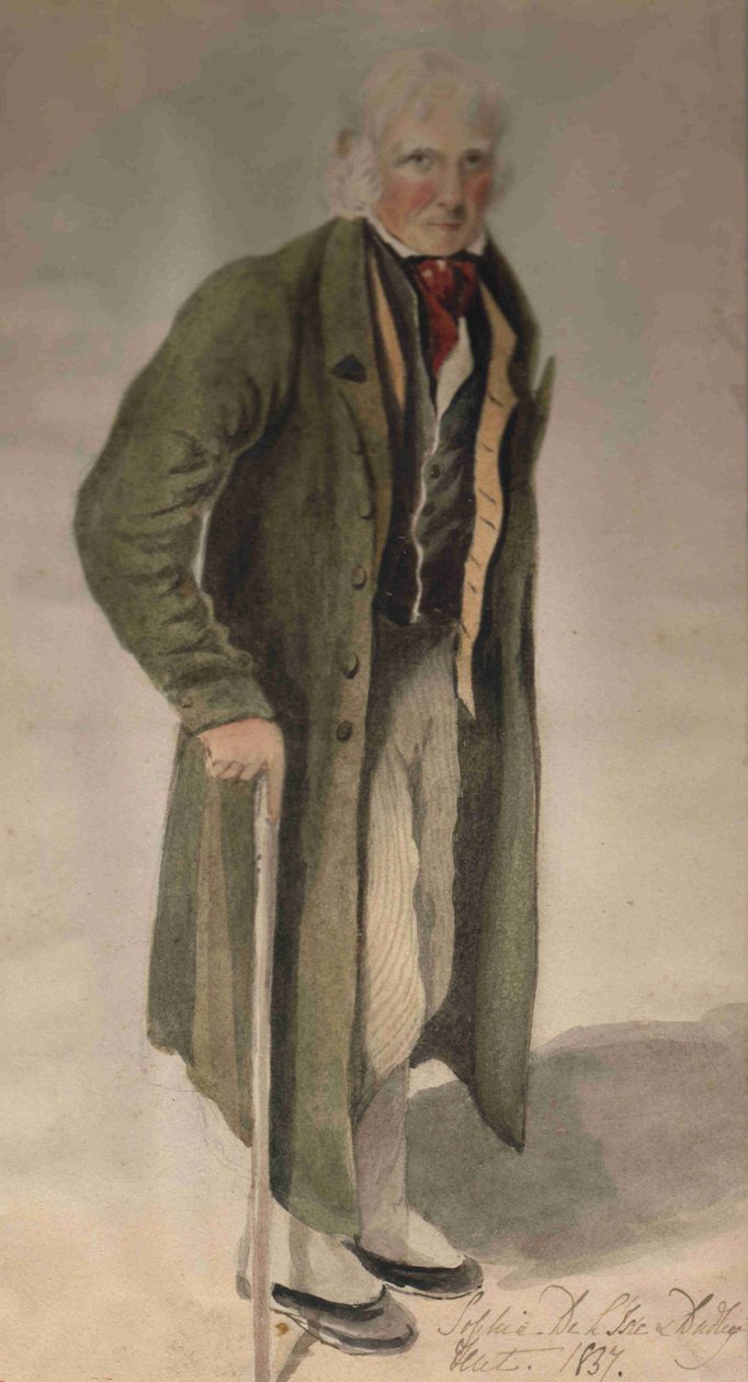 Acquerello di Guglielmo IV del Regno Unito da Baroness De L Sidney