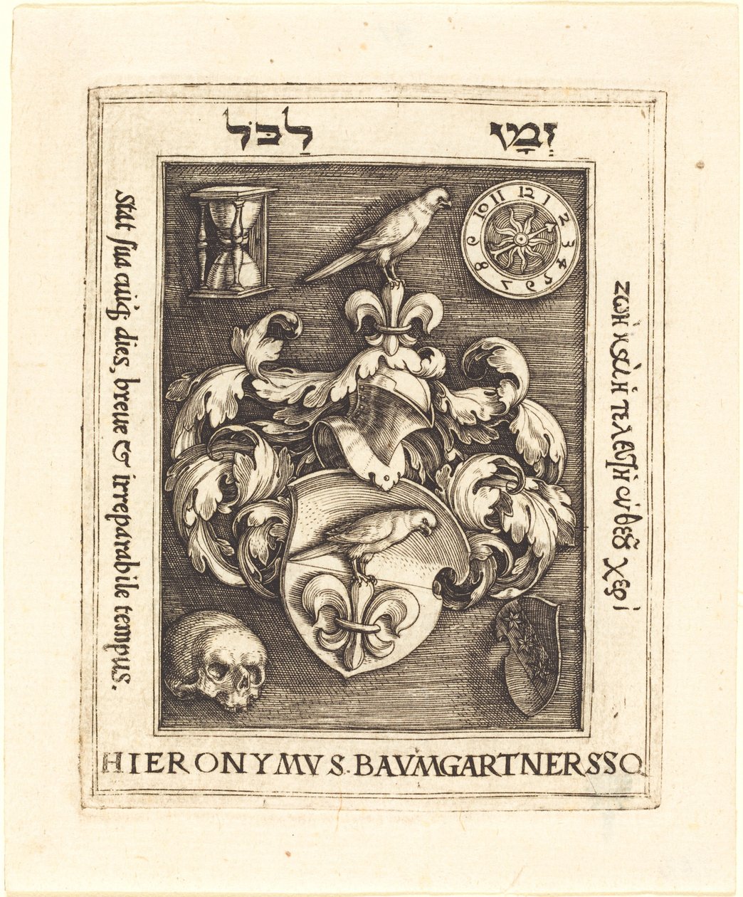 Ex libris di Hieronymus Baumgartner da Barthel Beham